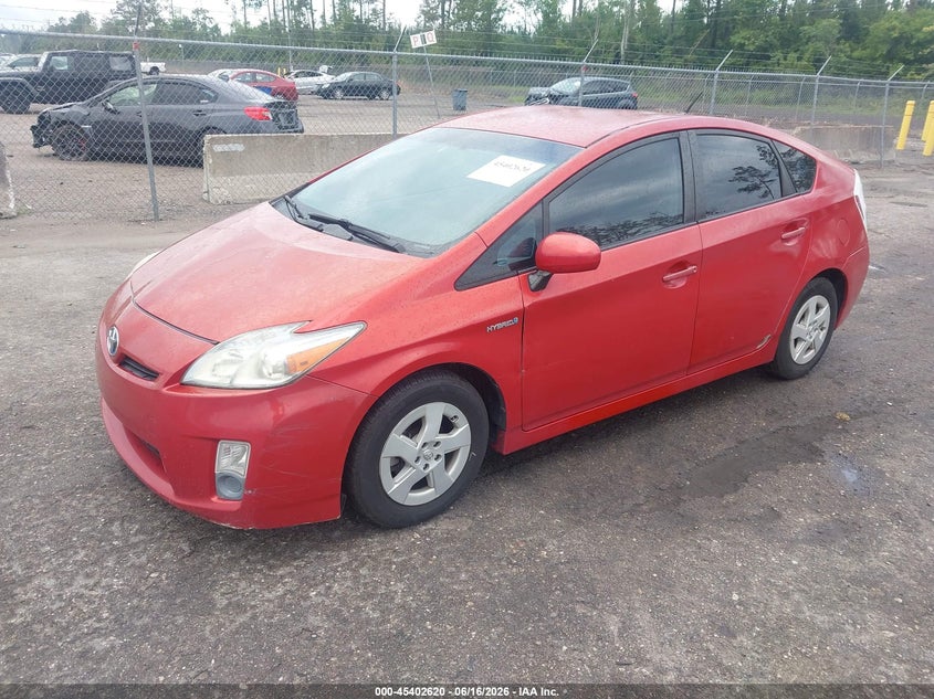 2010 Toyota Prius VIN JTDKN3DU4A1305523 IAAI salvage auction — NORMAL WEAR, Clear (Florida), sold $750 on 2026-07-23 (photo 2)