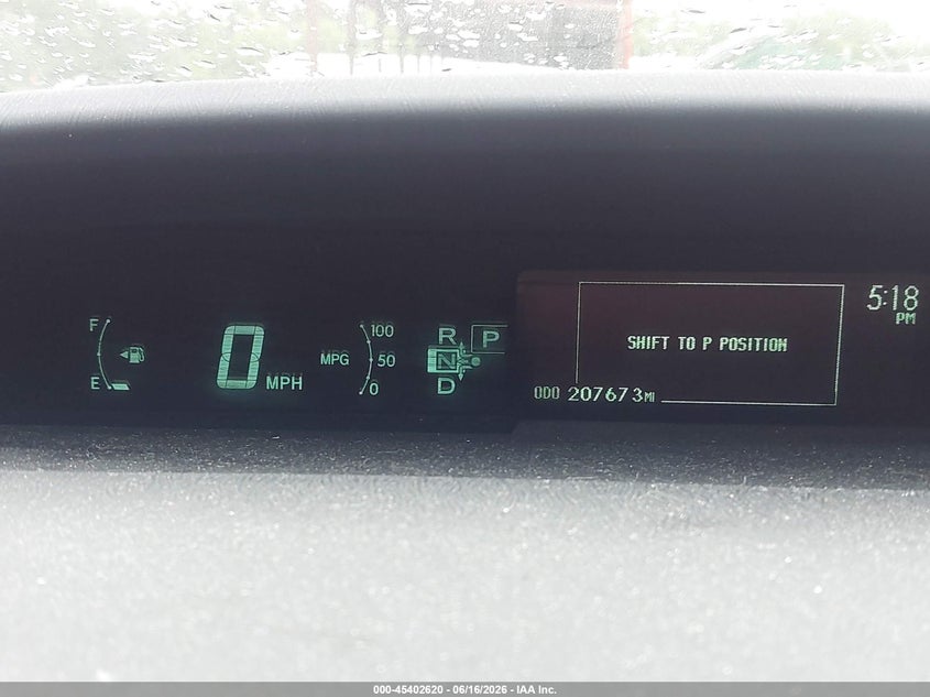 2010 Toyota Prius VIN JTDKN3DU4A1305523 IAAI salvage auction — NORMAL WEAR, Clear (Florida), sold $1,050 on 2026-07-24 (photo 7)