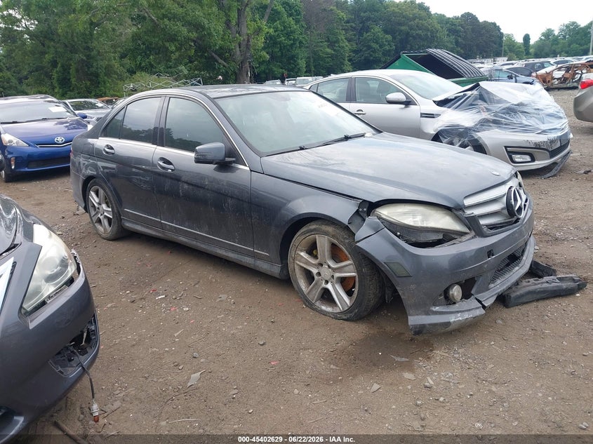 2010 Mercedes-benz C-klasse VIN WDDGF8BB7AF367976 IAAI salvage auction — FRONT END, Mv-907A (New York), sold $500 on 2026-07-14 (photo 1)