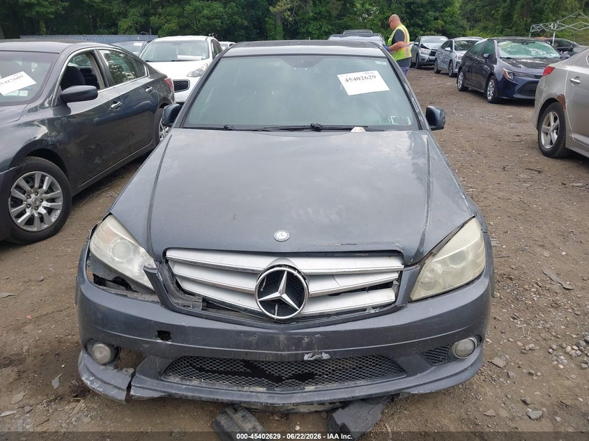 2010 Mercedes-benz C-klasse VIN WDDGF8BB7AF367976 IAAI salvage auction — FRONT END, Mv-907A (New York), sold $500 on 2026-07-14 (photo 6)