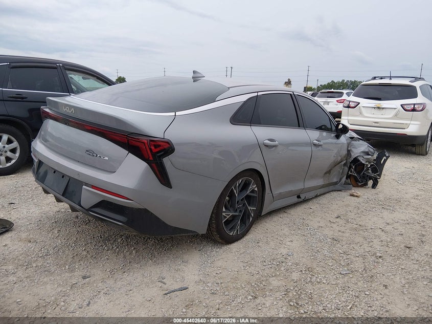 2025 Kia K5 VIN KNAG64J76S5349215 IAAI salvage auction — FRONT END, Salvage Title, sold $5,500 on 2026-07-29 (photo 4)