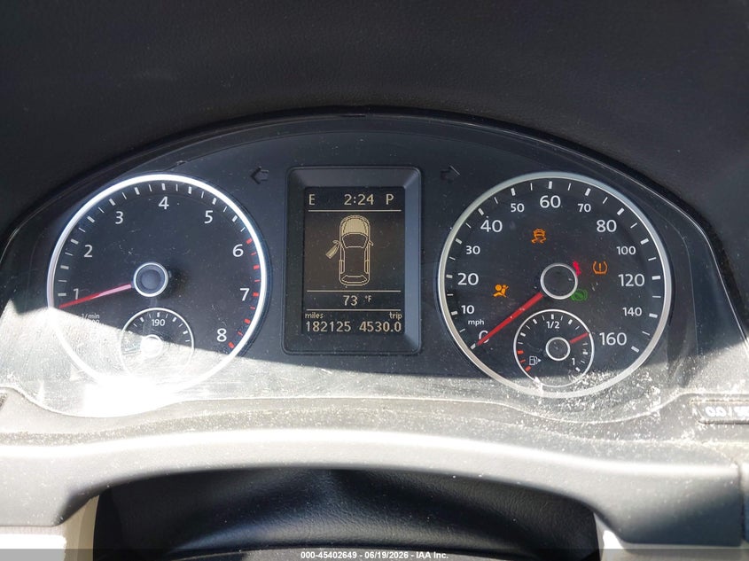 2012 Volkswagen Tiguan VIN WVGBV7AX4CW609443 IAAI salvage auction — RIGHT SIDE, Salvage Title, sold $525 on 2026-08-10 (photo 7)