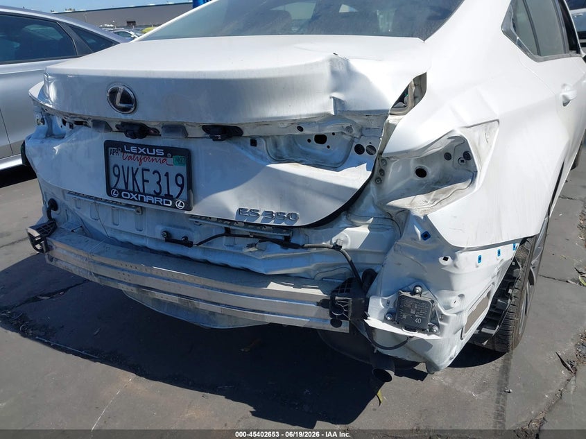 2023 Lexus ES VIN 58ADZ1B18PU151081 IAAI salvage auction — REAR END, Salvage Title, sold $21,700 on 2026-08-01 (photo 6)