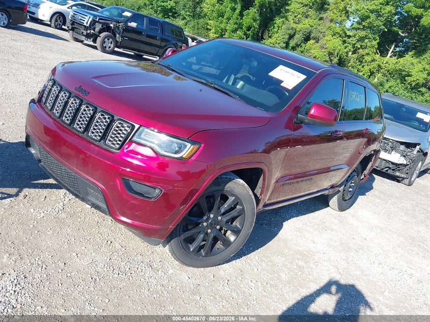 2021 Jeep Grand cherokee VIN 1C4RJFAG0MC823888 IAAI salvage auction — LEFT REAR, Salvage Title, sold $7,600 on 2026-08-22 (photo 2)