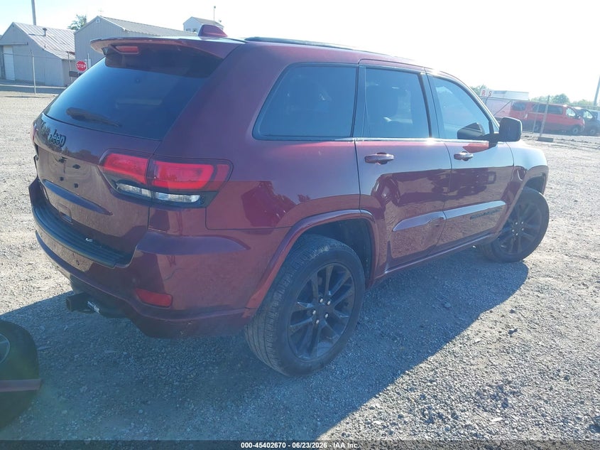 2021 Jeep Grand cherokee VIN 1C4RJFAG0MC823888 IAAI salvage auction — LEFT REAR, Salvage Title, sold $7,600 on 2026-08-22 (photo 4)