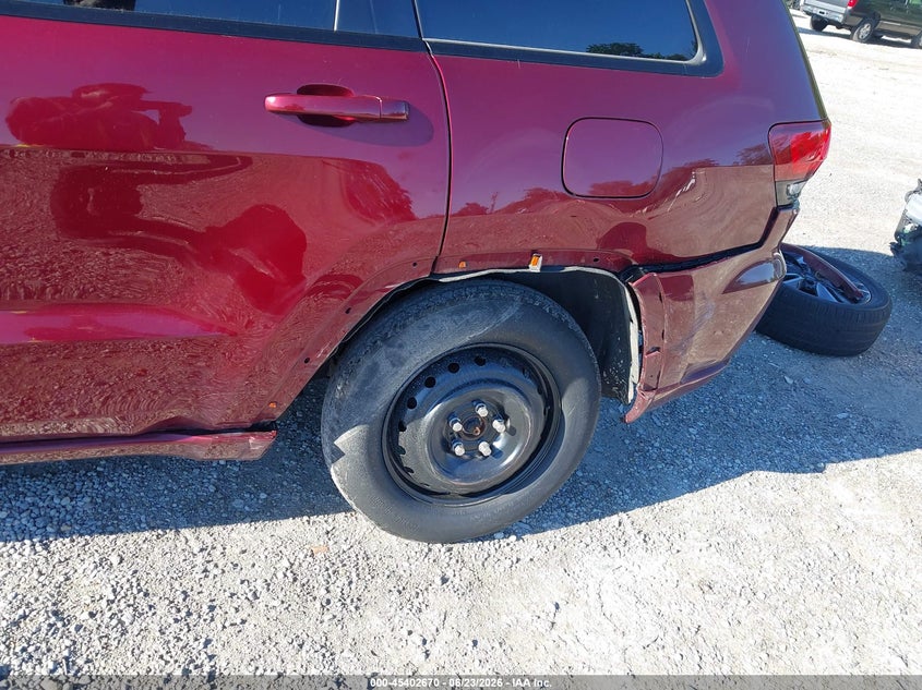 2021 Jeep Grand cherokee VIN 1C4RJFAG0MC823888 IAAI salvage auction — LEFT REAR, Salvage Title, sold $7,600 on 2026-08-22 (photo 6)