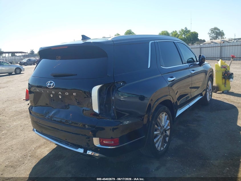 2020 Hyundai Palisade VIN KM8R54HE1LU146853 IAAI salvage auction — REAR END, Salvage (California), sold $6,750 on 2026-07-21 (photo 4)