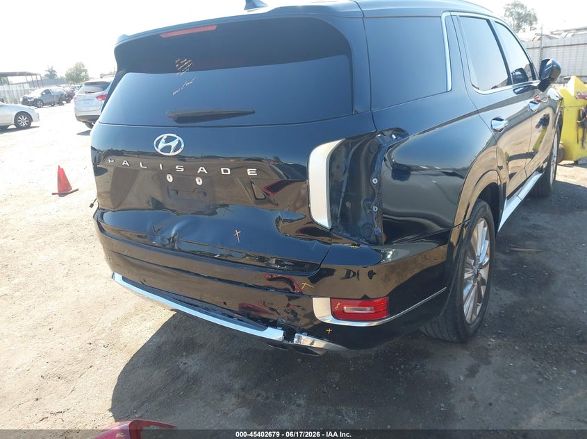 2020 Hyundai Palisade VIN KM8R54HE1LU146853 IAAI salvage auction — REAR END, Salvage (California), sold $6,750 on 2026-07-21 (photo 6)