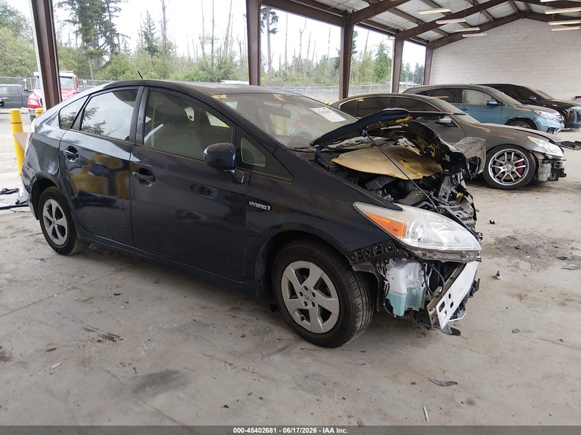 2012 Toyota Prius VIN JTDKN3DU1C1501406 IAAI salvage auction — FRONT END, Bill Of Sale (Washington), sold $825 on 2026-07-08 (photo 1)