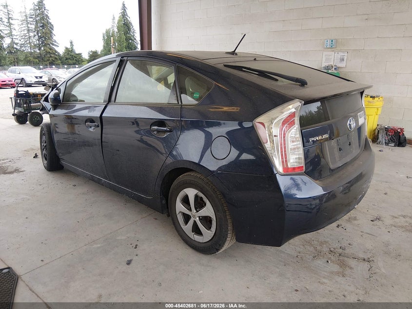 2012 Toyota Prius VIN JTDKN3DU1C1501406 IAAI salvage auction — FRONT END, Bill Of Sale (Washington), sold $825 on 2026-07-08 (photo 3)