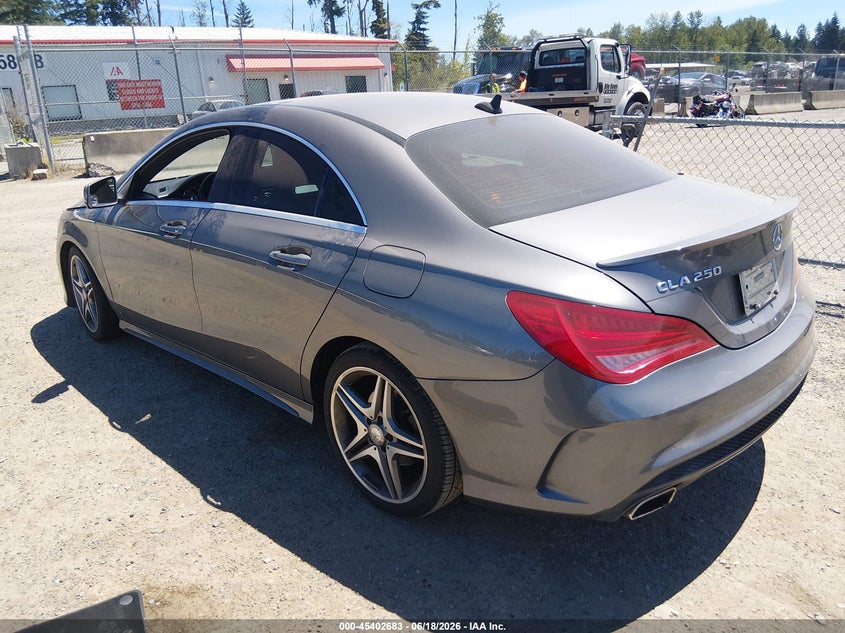 2015 Mercedes-benz Cla-klasse VIN WDDSJ4EB6FN201006 IAAI salvage auction — SIDE, Bill Of Sale (Washington), sold $1,100 on 2026-07-08 (photo 3)