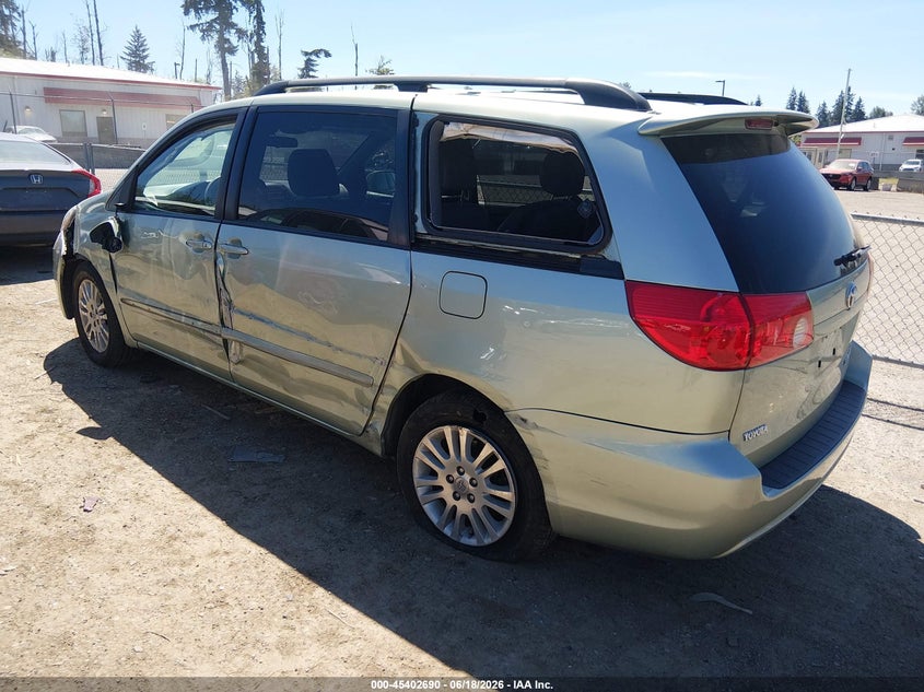 2009 Toyota Sienna VIN 5TDZK22C39S261332 IAAI salvage auction — SIDE, Bill Of Sale (Washington), sold $1,050 on 2026-07-22 (photo 3)