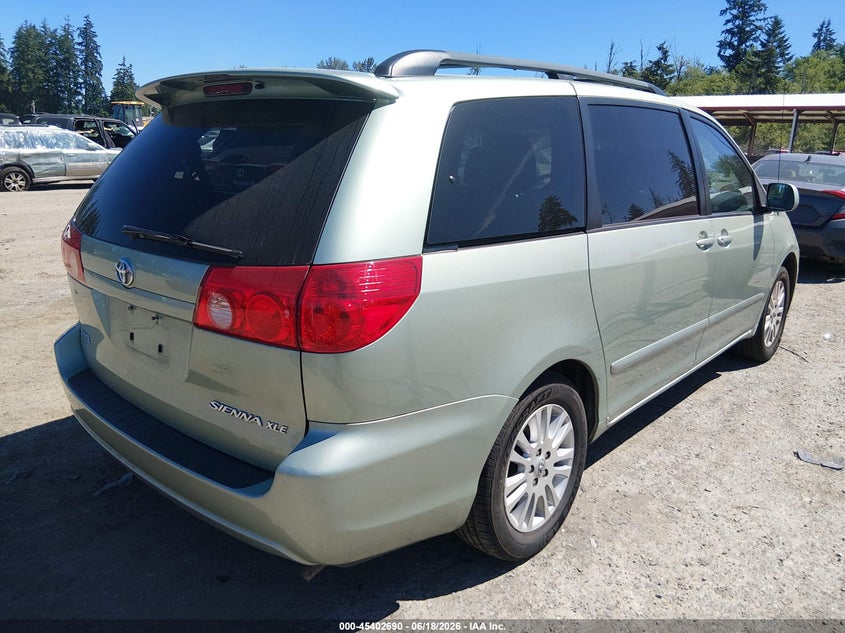 2009 Toyota Sienna VIN 5TDZK22C39S261332 IAAI salvage auction — SIDE, Bill Of Sale (Washington), sold $1,050 on 2026-07-22 (photo 4)