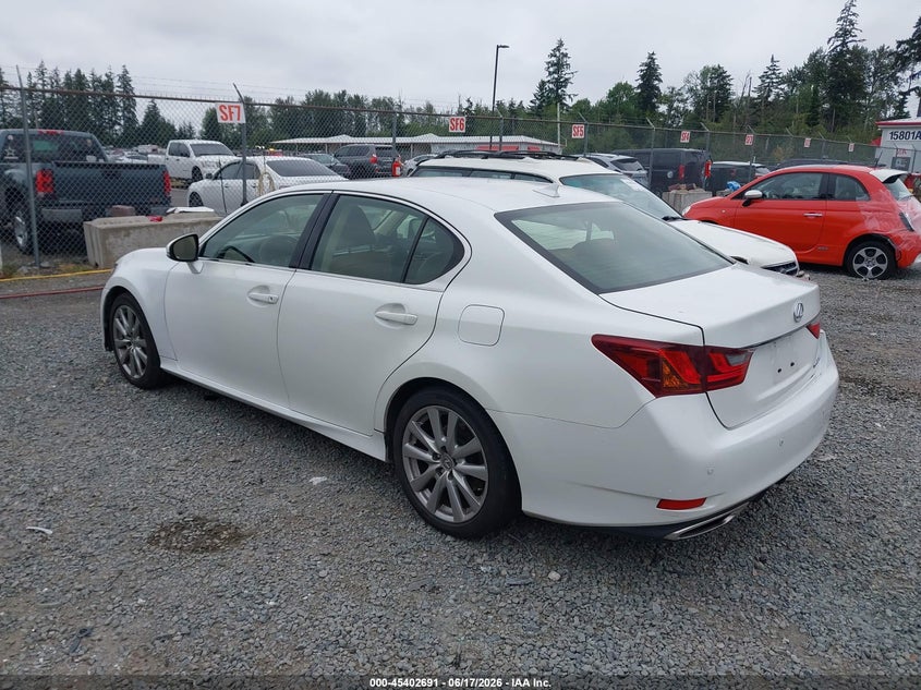 2013 Lexus Gs VIN JTHBE1BLXD5025132 IAAI salvage auction — SIDE, Bill Of Sale (Washington), sold $2,800 on 2026-07-08 (photo 3)
