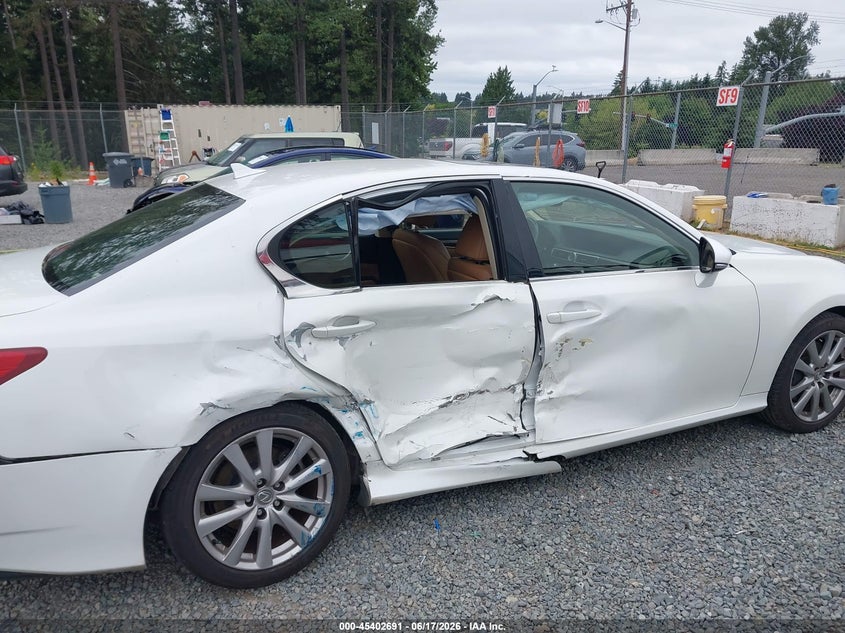 2013 Lexus Gs VIN JTHBE1BLXD5025132 IAAI salvage auction — SIDE, Bill Of Sale (Washington), sold $2,800 on 2026-07-08 (photo 6)
