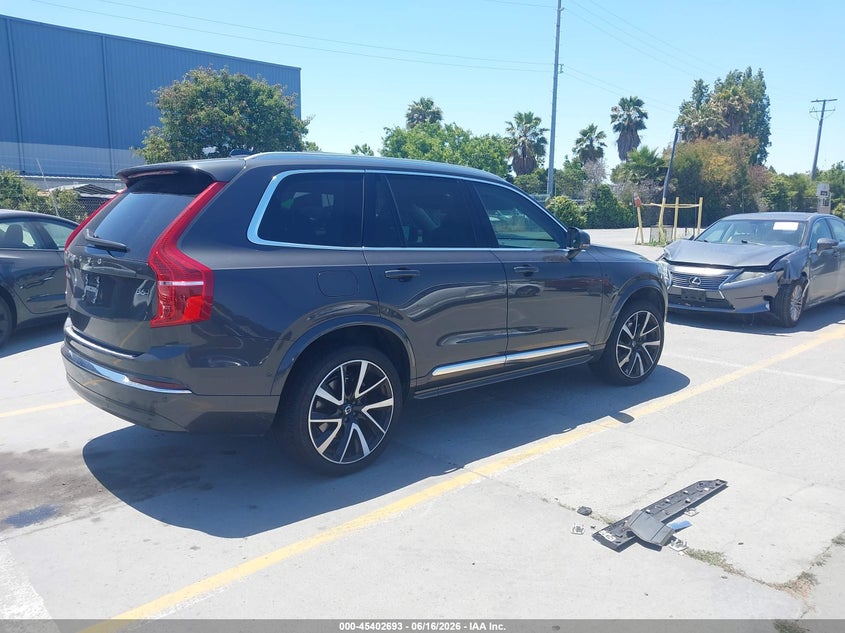 2023 Volvo Xc90 VIN YV4062PN3P1903224 IAAI salvage auction — SIDE, Salvage (California), sold $18,500 on 2026-07-10 (photo 4)