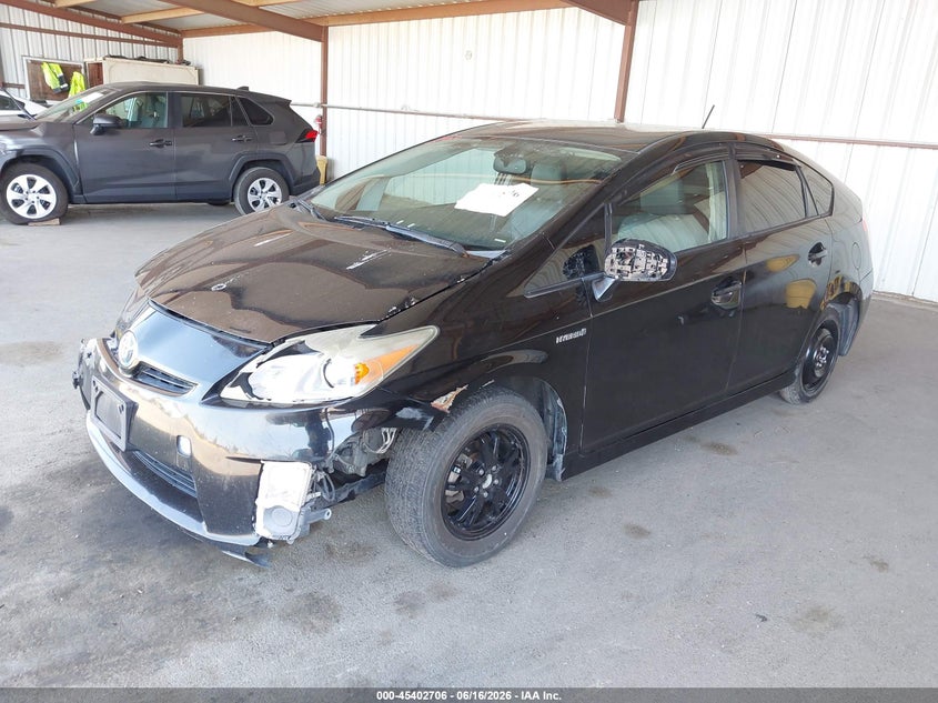 2010 Toyota Prius VIN JTDKN3DU3A0147911 IAAI salvage auction — RIGHT FRONT, Salvage (California), sold $825 on 2026-07-09 (photo 2)