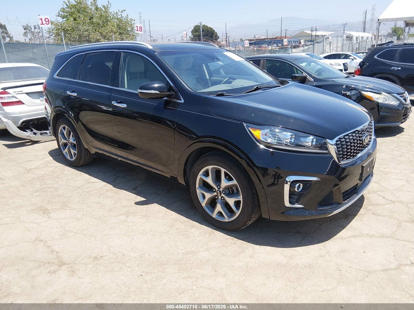 2020 Kia Sorento VIN 5XYPK4A55LG669969 IAAI salvage auction — LEFT REAR, Salvage (California), sold $6,200 on 2026-07-29 (photo 1)