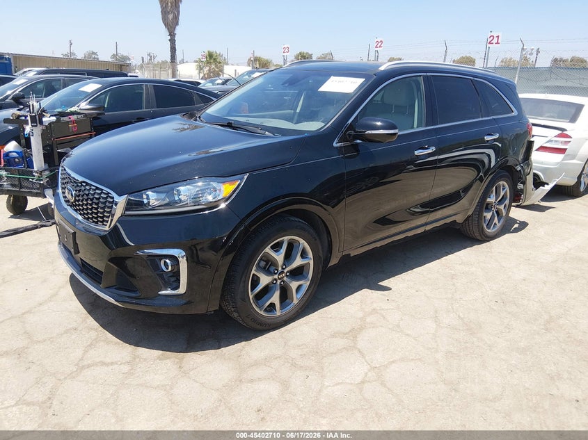 2020 Kia Sorento VIN 5XYPK4A55LG669969 IAAI salvage auction — LEFT REAR, Salvage (California), sold $6,200 on 2026-07-29 (photo 2)