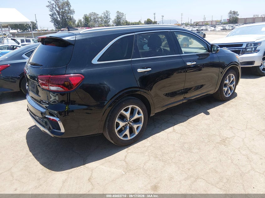 2020 Kia Sorento VIN 5XYPK4A55LG669969 IAAI salvage auction — LEFT REAR, Salvage (California), sold $6,200 on 2026-07-29 (photo 4)
