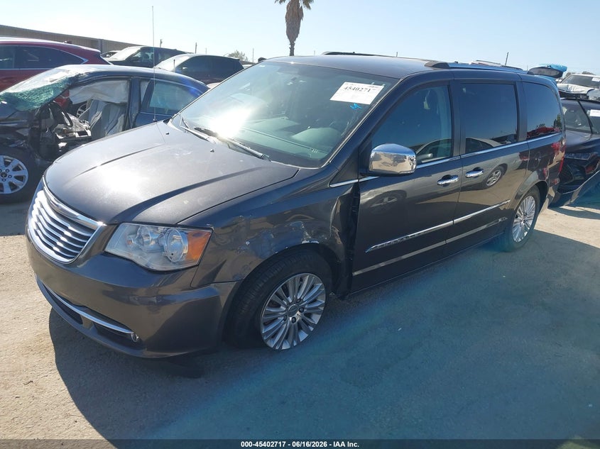 2015 Chrysler Town & country VIN 2C4RC1JG1FR726805 IAAI salvage auction — LEFT FRONT, Salvage (California), sold $775 on 2026-07-09 (photo 2)