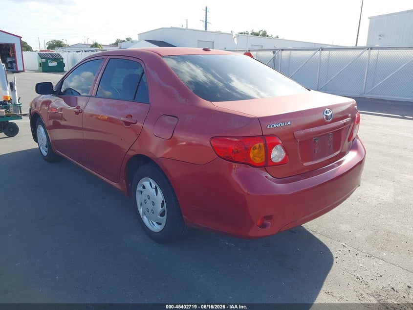 2009 Toyota Corolla VIN JTDBL40E799086662 IAAI salvage auction — NORMAL WEAR, Clear (Florida), sold $1,900 on 2026-07-13 (photo 3)