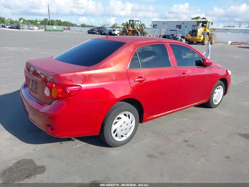2009 Toyota Corolla VIN JTDBL40E799086662 IAAI salvage auction — NORMAL WEAR, Clear (Florida), sold $1,900 on 2026-07-13 (photo 4)