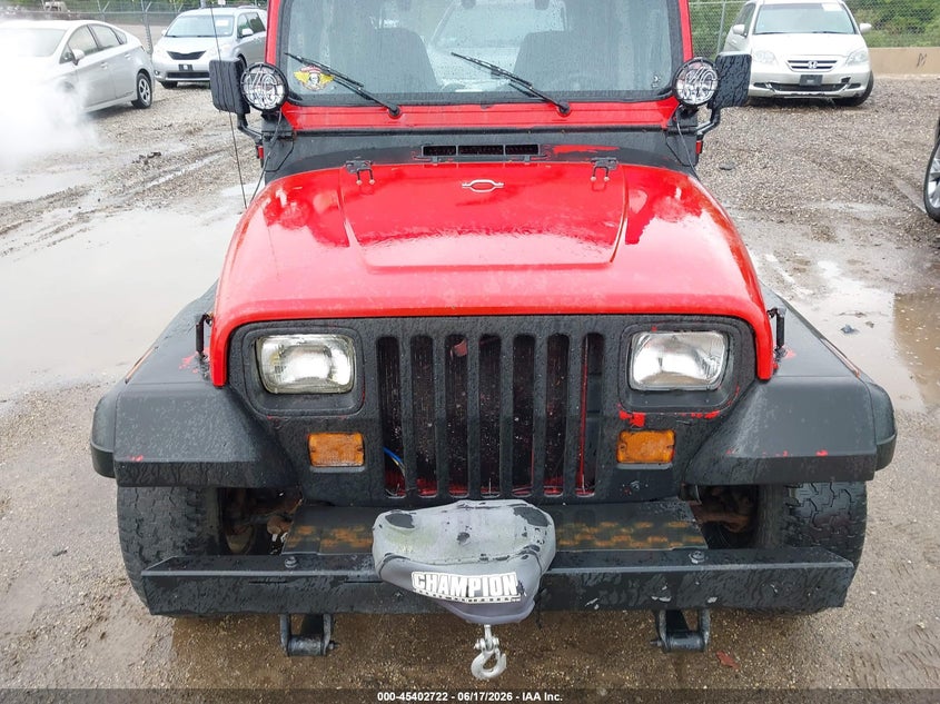 1993 Jeep Wrangler / VIN 1J4FY19P1PP207596 IAAI salvage auction — NORMAL WEAR, Clear (Illinois), sold $450 on 2026-07-18 (photo 6)
