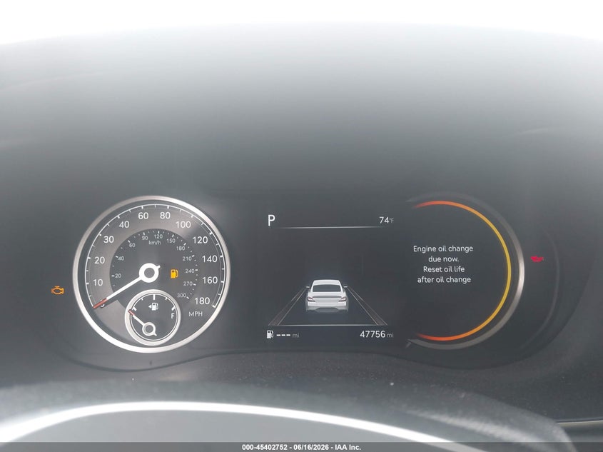 2023 Genesis G70 VIN KMTG34TA7PU106256 IAAI salvage auction — UNKNOWN, Salvage Title, sold $10,900 on 2026-08-19 (photo 7)