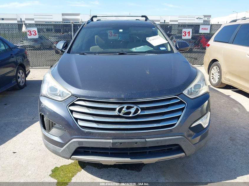 2013 Hyundai Santa fe VIN KM8SM4HF7DU013867 IAAI salvage auction — NORMAL WEAR, Original (Texas), sold $1,100 on 2026-07-14 (photo 6)