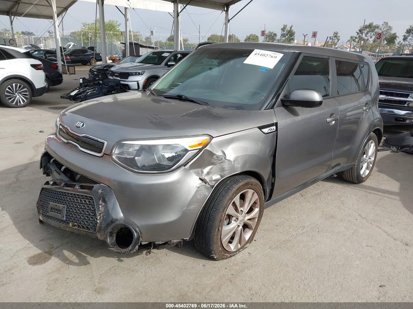 2016 Kia Soul VIN KNDJP3A53G7367486 IAAI salvage auction — LEFT FRONT, Salvage (California), sold $1,175 on 2026-07-22 (photo 2)
