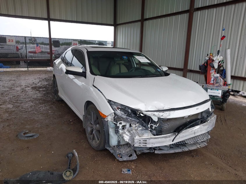 2020 Honda Civic VIN SHHFK7H80LU210092 IAAI salvage auction — FRONT END, Salvage (Texas), sold $3,150 on 2026-07-11 (photo 1)
