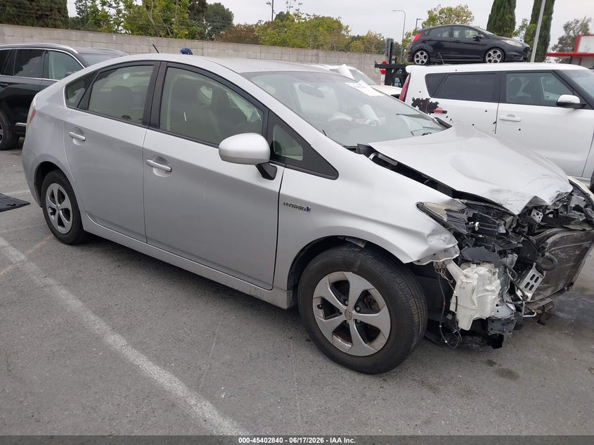 2015 Toyota Prius VIN JTDKN3DU9F0456578 IAAI salvage auction — FRONT END, Salvage Title, sold $950 on 2026-07-16 (photo 1)