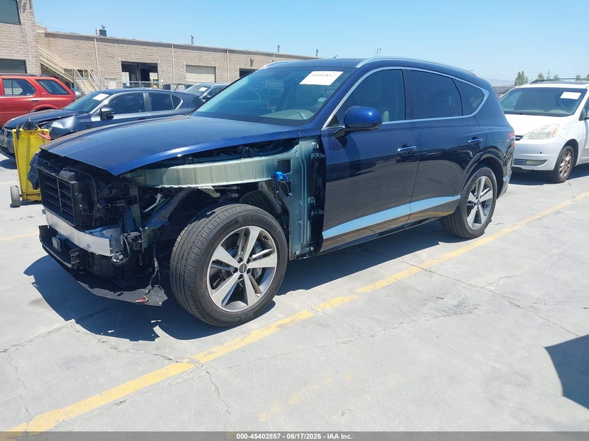 2023 Genesis Gv80 VIN KMUHBDSB5PU114191 IAAI salvage auction — LEFT FRONT, Salvage Title, sold $18,000 on 2026-07-27 (photo 2)