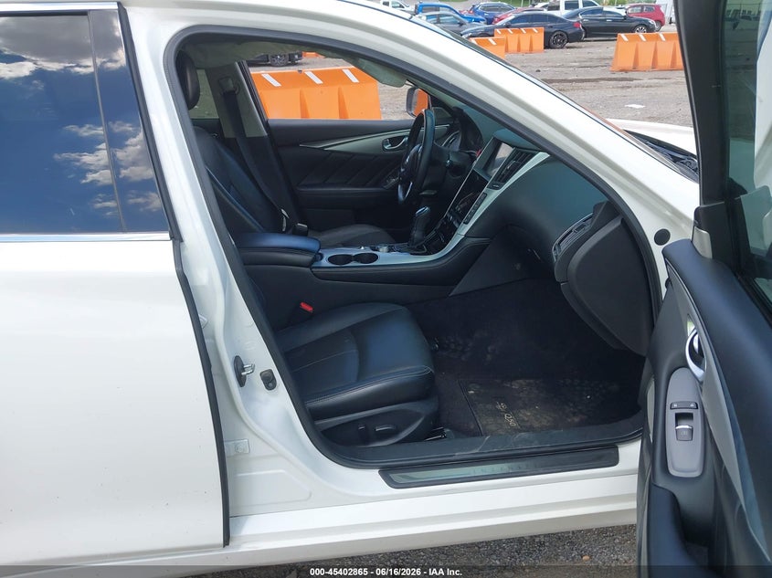 2021 Infiniti Q50 VIN JN1EV7BR2MM750223 IAAI salvage auction — SIDE, Salvage Title, sold $5,500 on 2026-07-30 (photo 5)