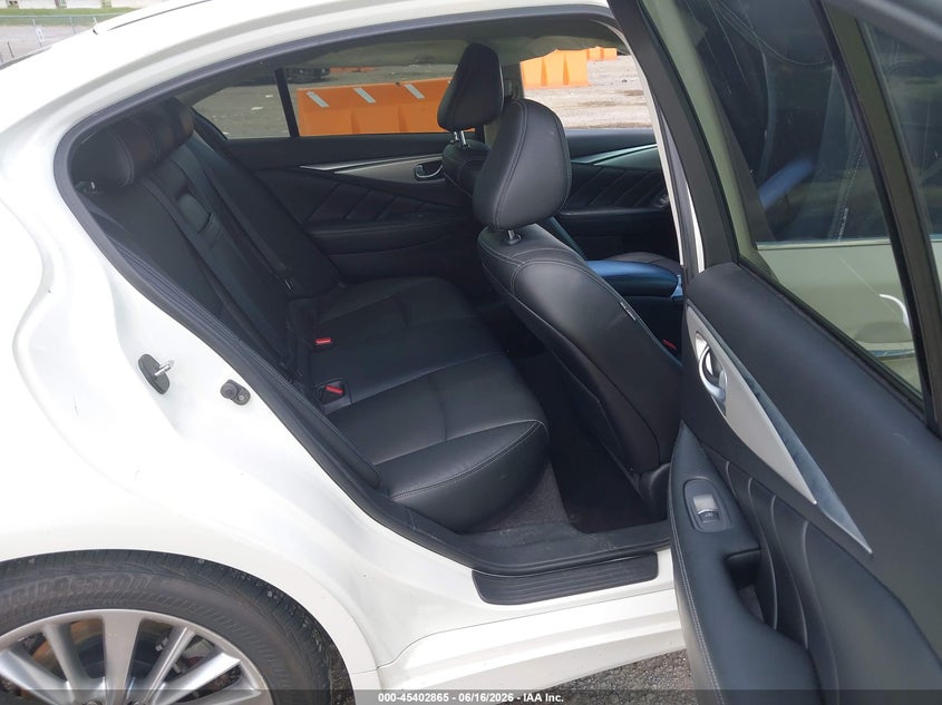 2021 Infiniti Q50 VIN JN1EV7BR2MM750223 IAAI salvage auction — SIDE, Salvage Title, sold $5,500 on 2026-07-30 (photo 8)