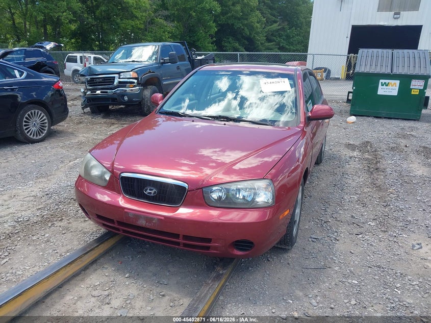 2003 Hyundai Elantra VIN KMHDN45D93U499900 IAAI salvage auction — NORMAL WEAR, Clear (New York), sold $375 on 2026-07-07 (photo 6)