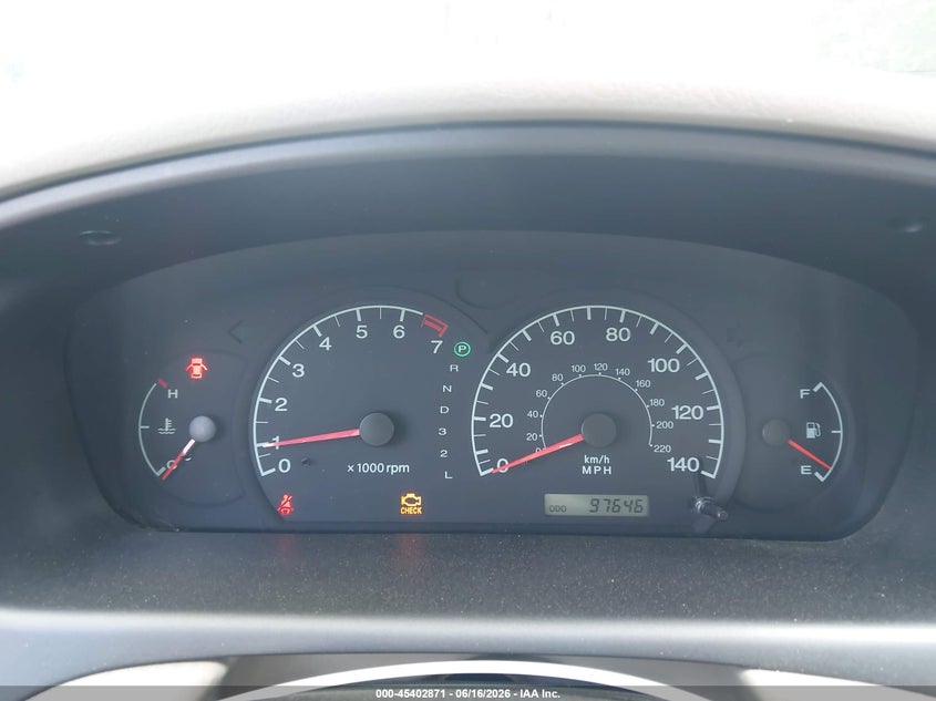 2003 Hyundai Elantra VIN KMHDN45D93U499900 IAAI salvage auction — NORMAL WEAR, Clear (New York), sold $375 on 2026-07-07 (photo 7)