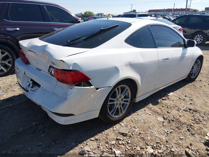 2005 Acura Rsx VIN JH4DC54895S012728 IAAI salvage auction — REAR END, Clear (Tennessee), sold $225 on 2026-07-16 (photo 4)