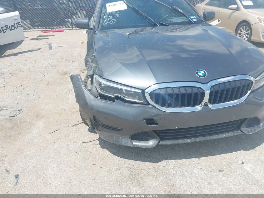 2021 BMW 3er VIN 3MW5R1J06M8B91500 IAAI salvage auction — FRONT END, Salvage Title, sold $8,900 on 2026-07-31 (photo 6)