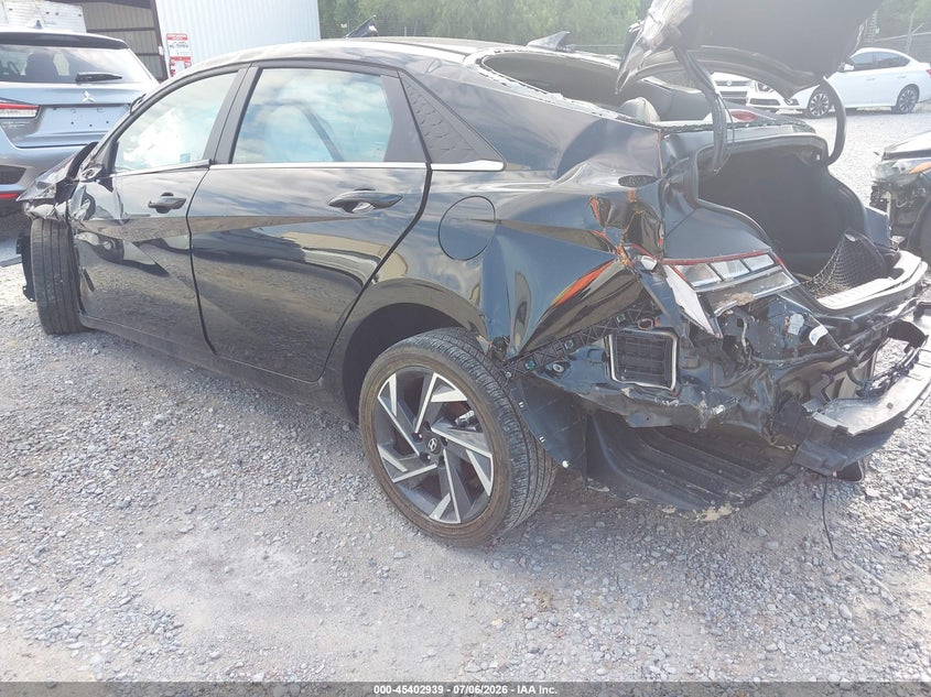 2025 Hyundai Elantra VIN KMHLS4DG0SU939159 IAAI salvage auction — ALL OVER, Clear (Mississippi), sold $400 on 2026-07-31 (photo 3)