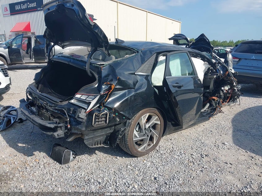 2025 Hyundai Elantra VIN KMHLS4DG0SU939159 IAAI salvage auction — ALL OVER, Clear (Mississippi), sold $400 on 2026-07-31 (photo 4)