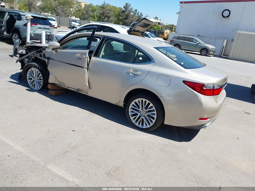 2015 Lexus ES VIN JTHBK1GG2F2162705 IAAI salvage auction — LEFT FRONT, Salvage (California), sold $2,250 on 2026-07-29 (photo 3)