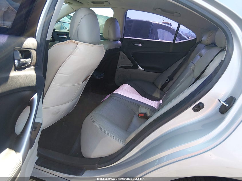 2010 Lexus Is 250 VIN JTHBF5C21A5111905 IAAI salvage auction — FRONT END, Salvage (Nevada), sold $950 on 2026-07-10 (photo 8)