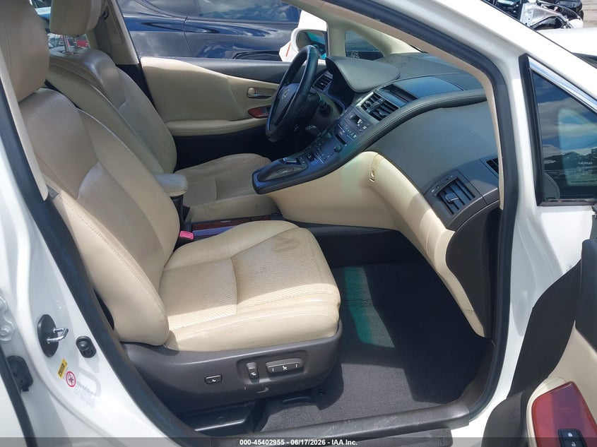 2010 Lexus Hs VIN JTHBB1BA2A2026375 IAAI salvage auction — FRONT END, Salvage (Georgia), sold $700 on 2026-07-24 (photo 5)