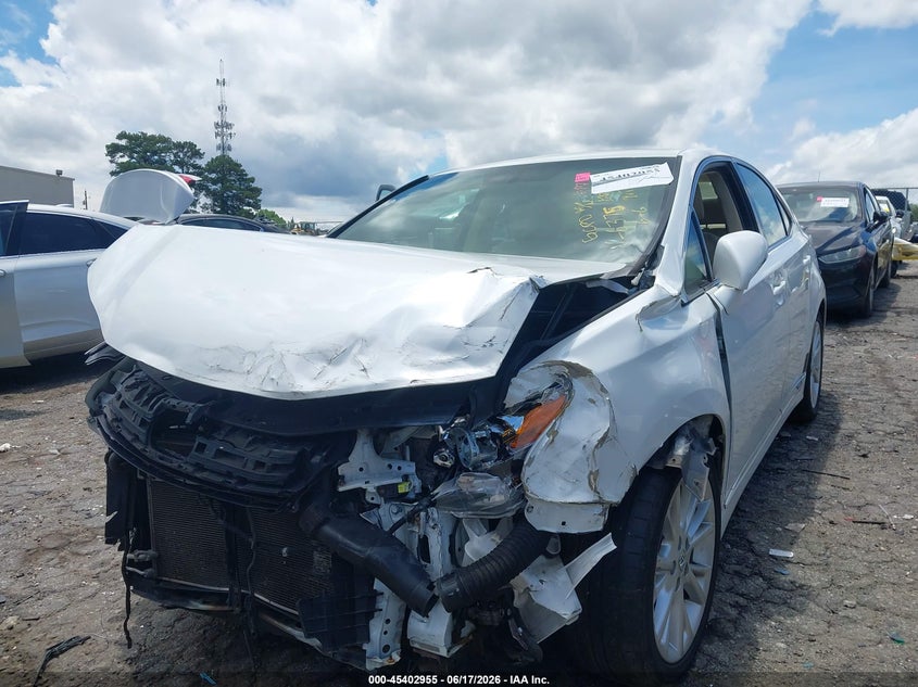 2010 Lexus Hs VIN JTHBB1BA2A2026375 IAAI salvage auction — FRONT END, Salvage (Georgia), sold $700 on 2026-07-24 (photo 6)