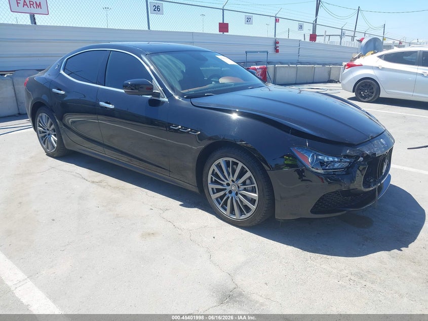 2017 Maserati Ghibli VIN ZAM57XSA7H1238333 IAAI salvage auction — FRONT END, Salvage (California), sold $5,900 on 2026-07-11 (photo 1)