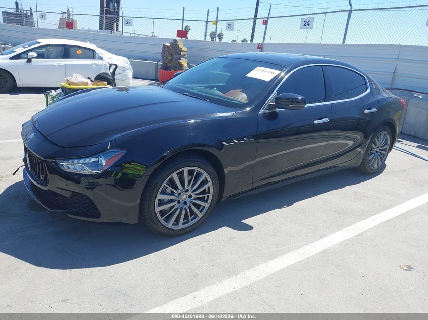 2017 Maserati Ghibli VIN ZAM57XSA7H1238333 IAAI salvage auction — FRONT END, Salvage (California), sold $5,900 on 2026-07-11 (photo 2)