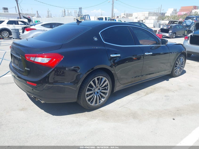 2017 Maserati Ghibli VIN ZAM57XSA7H1238333 IAAI salvage auction — FRONT END, Salvage (California), sold $5,900 on 2026-07-11 (photo 4)