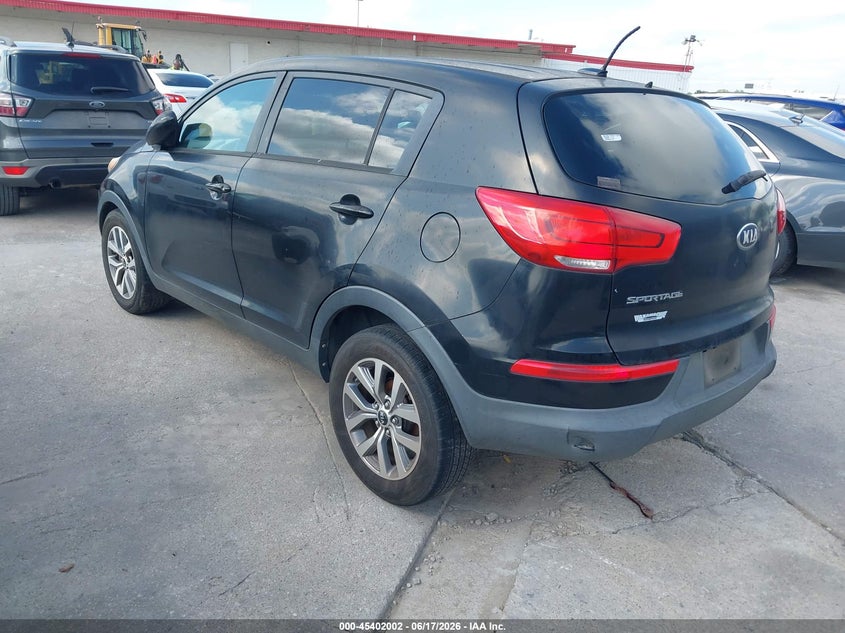 2015 Kia Sportage VIN KNDPB3AC4F7736281 IAAI salvage auction — NORMAL WEAR, Original (Texas), sold $700 on 2026-07-20 (photo 3)